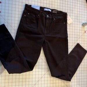 7 for all mankind black jeans with rips